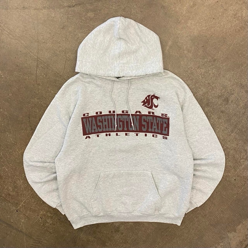 Vintage Washington State Cougars Athletics Salem Sportswear 90s College Hoodie L